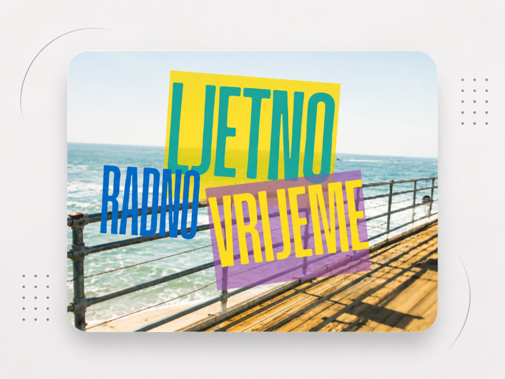 ljetno radno vrijeme